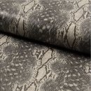 Kunstleder - animal print - hellgrau